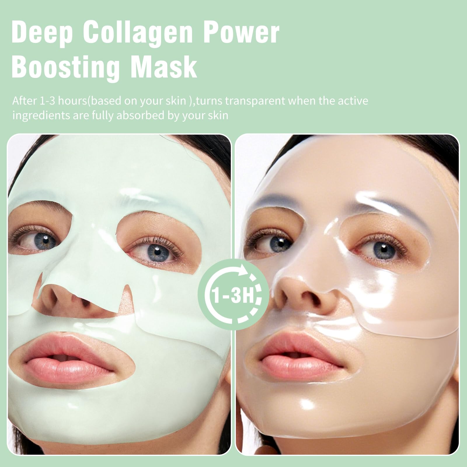 ISTON Overnight Hydrogel Mask for All Skin Types | Deep Hydration & Barrier Support