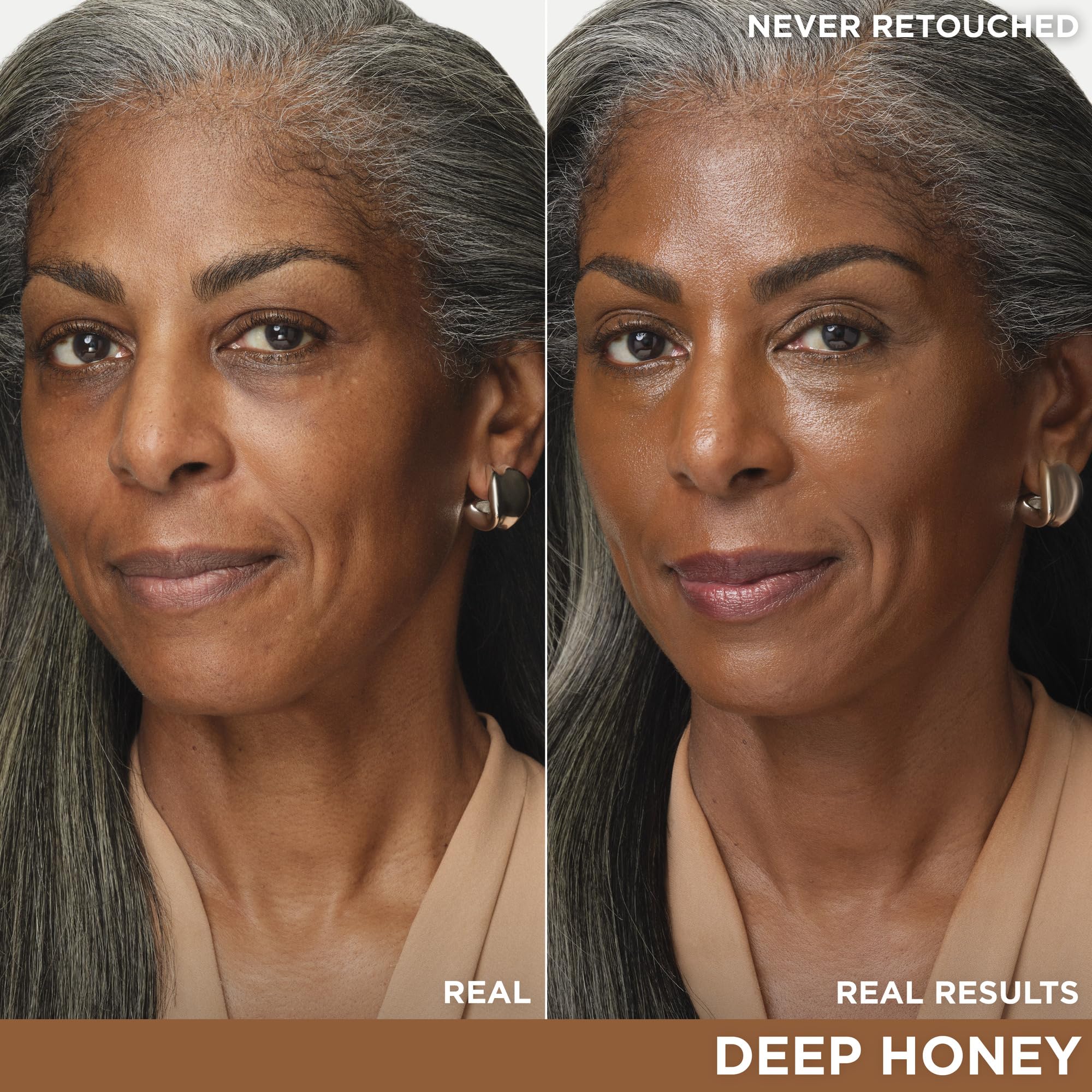 IT Cosmetics CC+ Nude Glow Deep Honey — Medium Coverage Skin Tint with SPF 40, 2% Niacinamide & Hyaluronic Acid