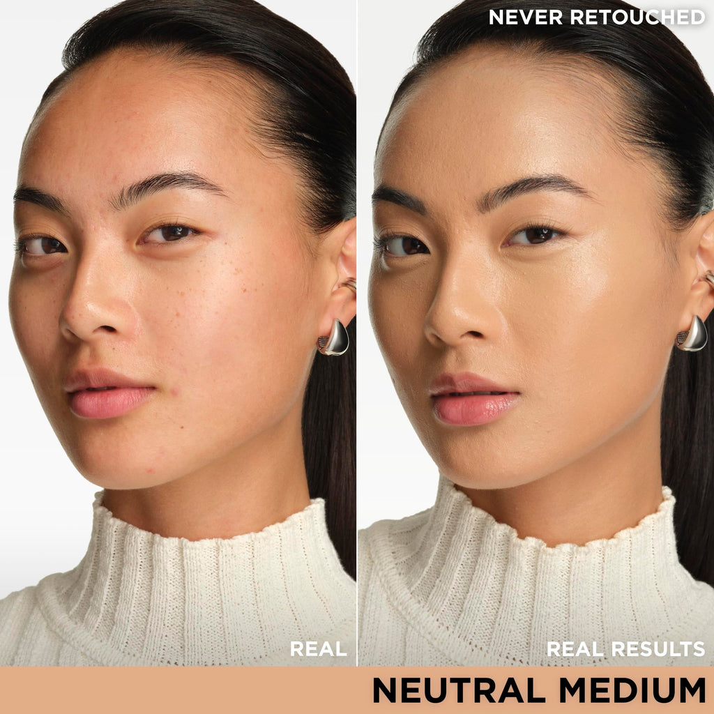 IT Cosmetics CC+ Cream Travel (Neutral Medium) – SPF 50+ Full-Coverage Foundation + Anti-Aging Hydrating Serum | Hyaluronic Acid + Peptides | 0.4 fl oz