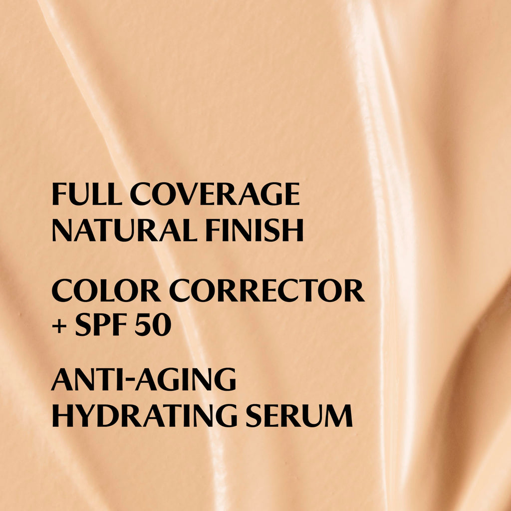 IT Cosmetics CC+ Cream Travel (Light Medium Warm) – SPF 50+ Full Coverage Foundation & Anti-Aging Hydrating Serum