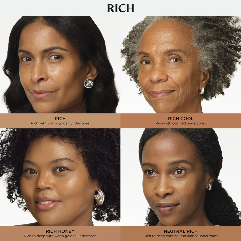 IT Cosmetics CC+ Nude Glow (Rich) — Medium Coverage Foundation with SPF 40, Brightening Serum, 2% Niacinamide