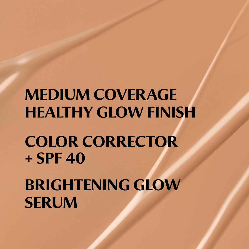 IT Cosmetics CC+ Nude Glow (Rich) — Medium Coverage Foundation with SPF 40, Brightening Serum, 2% Niacinamide