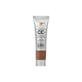 IT Cosmetics CC+ Cream Travel (Deep Honey) – Full-Coverage SPF 50+ Foundation with Hydrating Serum