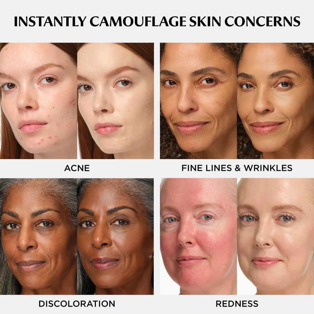 IT Cosmetics CC+ Cream Travel (Deep Honey) – Full-Coverage SPF 50+ Foundation with Hydrating Serum