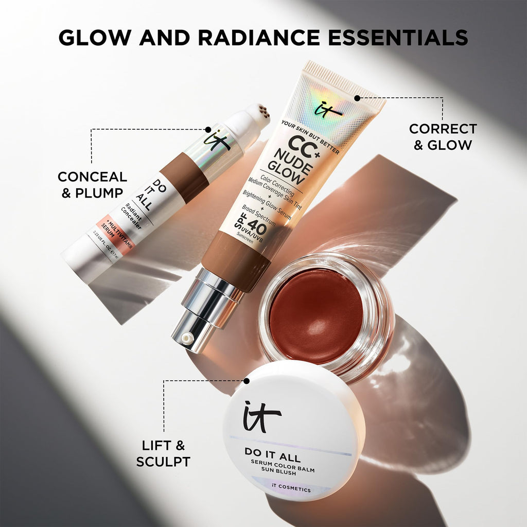 IT Cosmetics Do It All Serum Color Balm Sun Cream Blush & Bronzer – Sun Tan