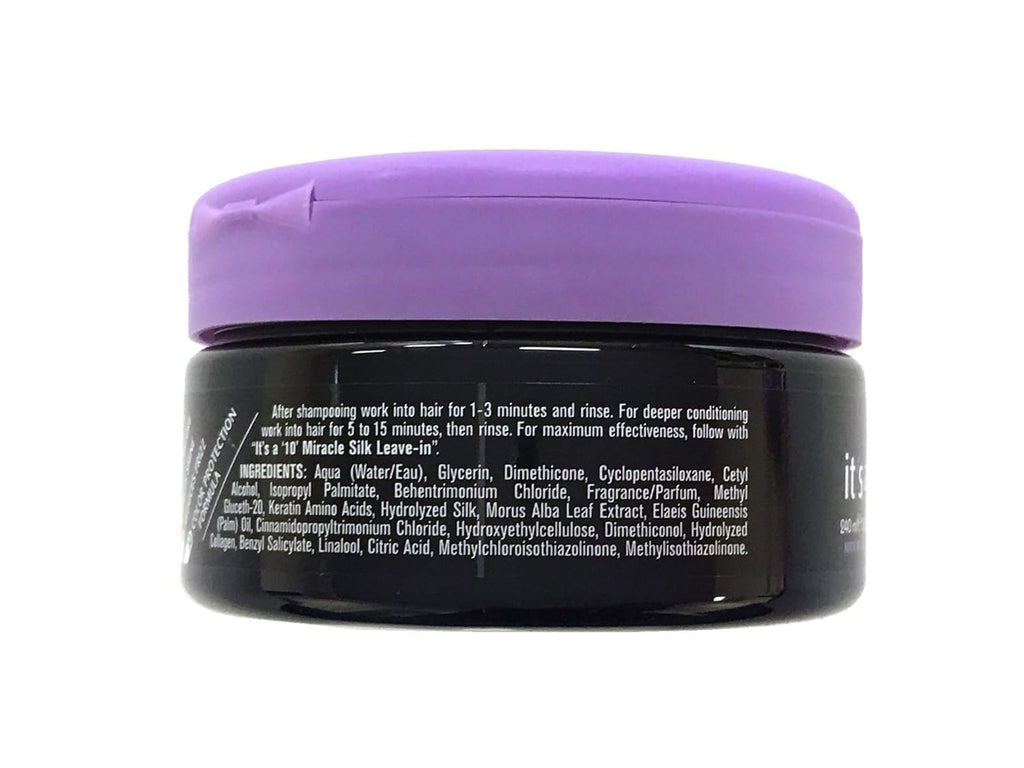 It's a 10 Haircare Silk Express Miracle Silk Hair Mask, 8 fl oz – Deep Conditioning for All Hair Types