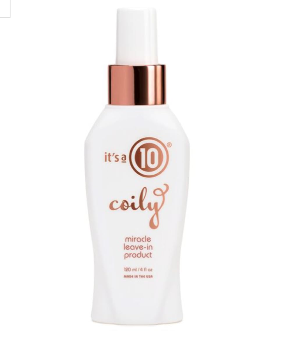 It's A 10 Haircare Coily Miracle Leave-In 10oz – Define Curls, Add Shine, Lightweight Protection