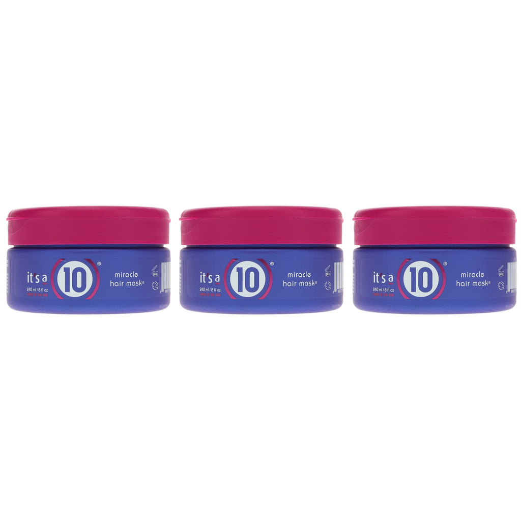 It's a 10 Haircare Miracle Hair Mask – 8 oz (Pack of 3) for Color-Treated Hair
