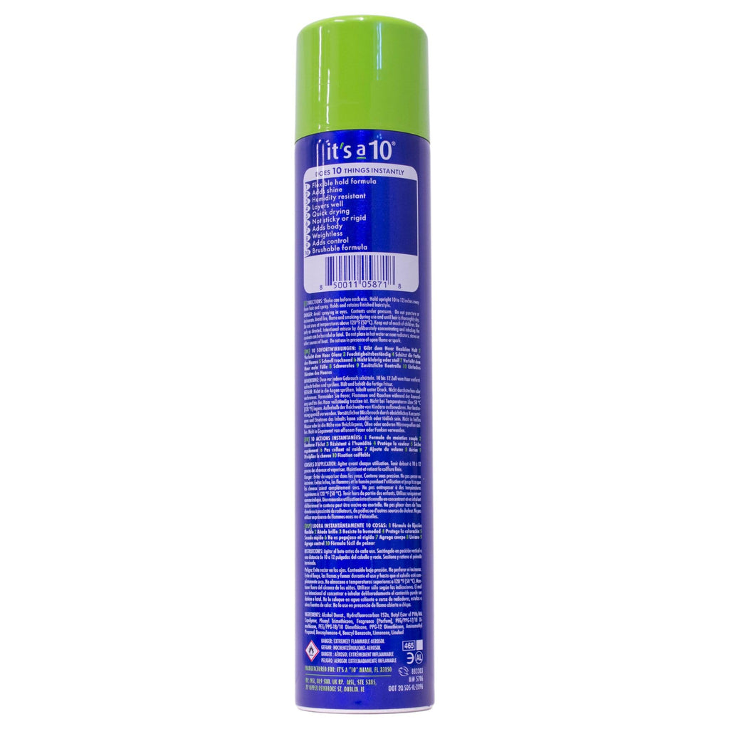 It's A 10 Miracle Finishing Spray 10 Oz - UV Protectant, Humidity-Resistant Shine