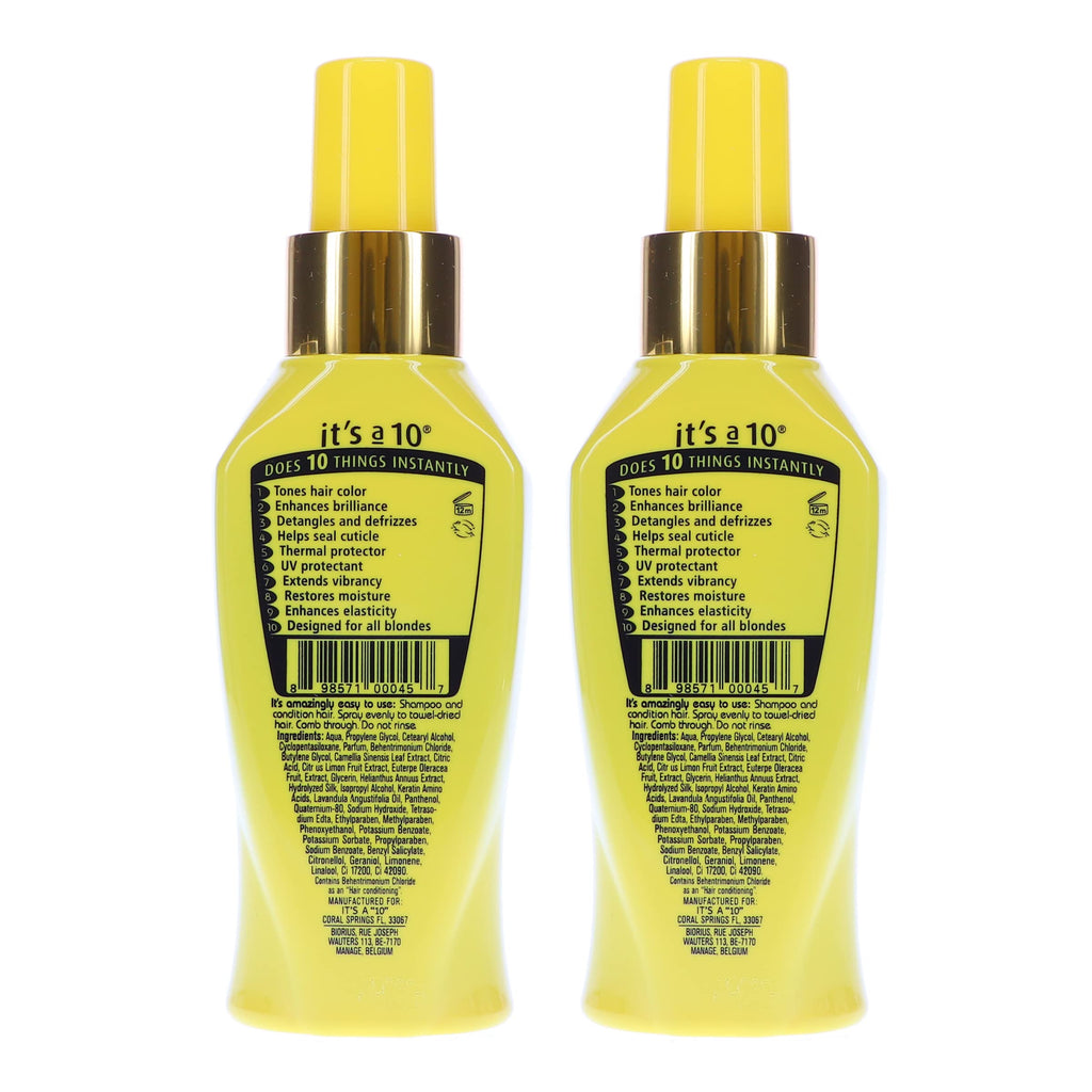 ITS A 10 Miracle Leave-In for Blondes – 4 oz (Pack of 2)