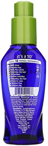 it's a 10 Miracle Styling Serum 4 oz (Pack of 2) | Humidity-Resistant, Smooth Shine