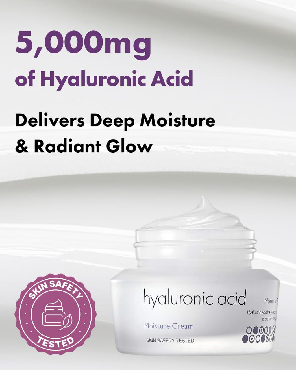 It'S SKIN Hyaluronic Acid Moisture Cream | Hydrating & Firming Day & Night Moisturizer for Dry to Combination Skin
