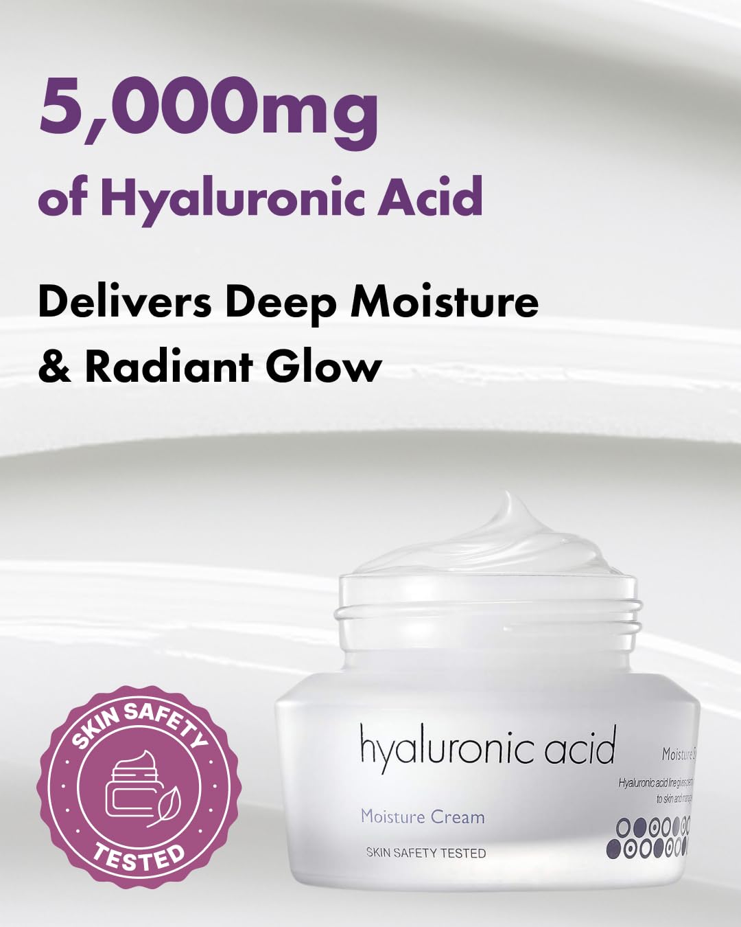 It'S SKIN Hyaluronic Acid Moisture Cream | Hydrating & Firming Day & Night Moisturizer for Dry to Combination Skin