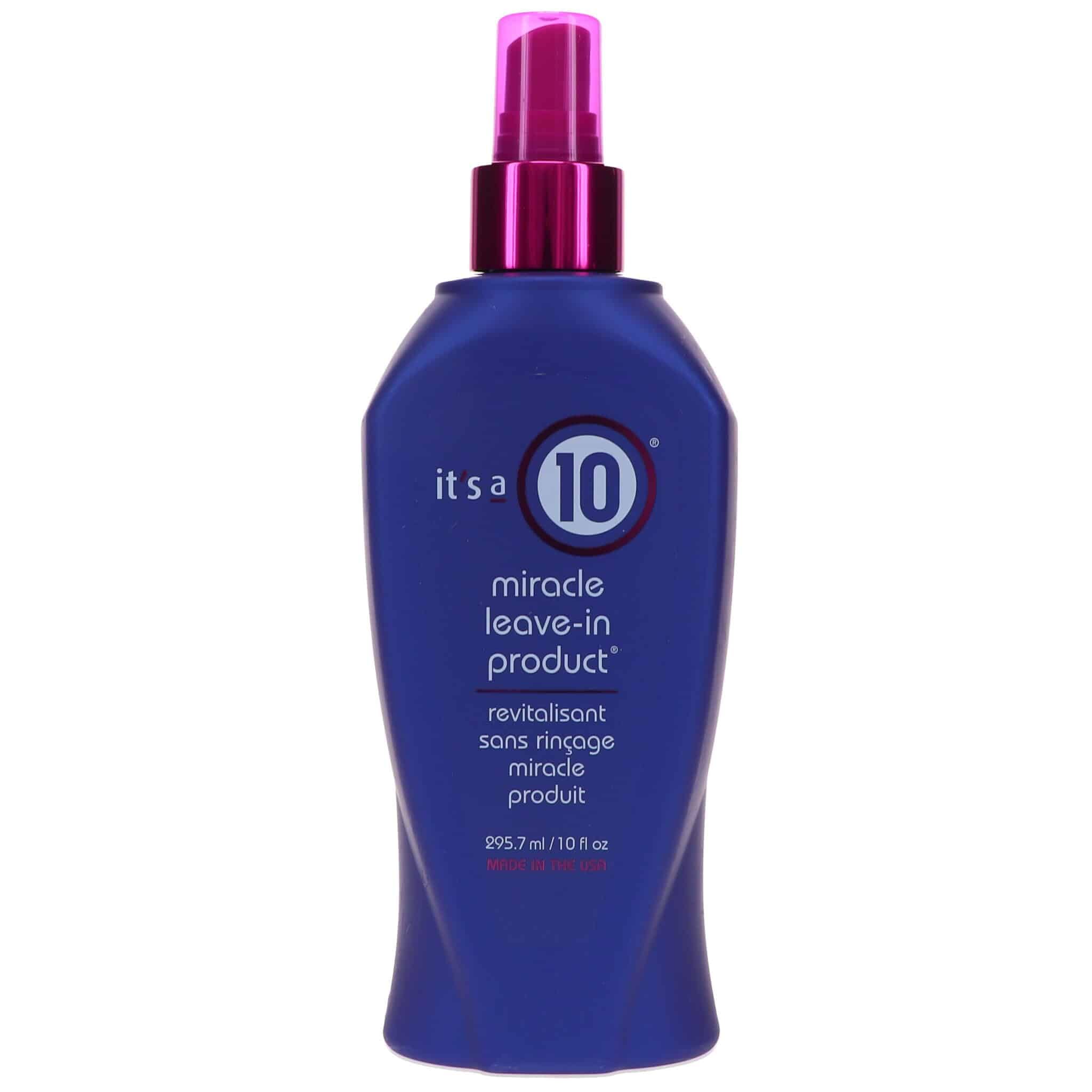 It's a 10 Haircare Miracle Leave-In – 10 fl oz | Detangle, Frizz Control & UV Protection