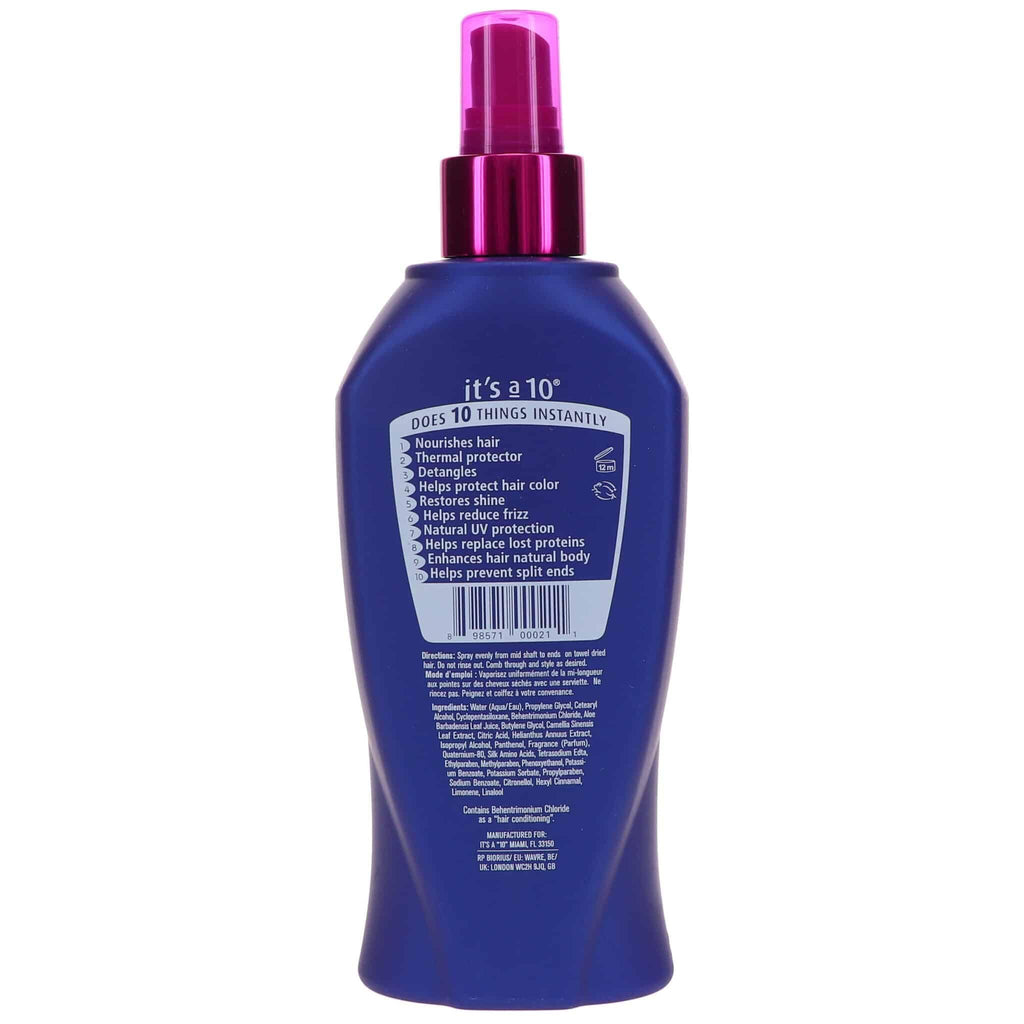 It's a 10 Haircare Miracle Leave-In – 10 fl oz | Detangle, Frizz Control & UV Protection