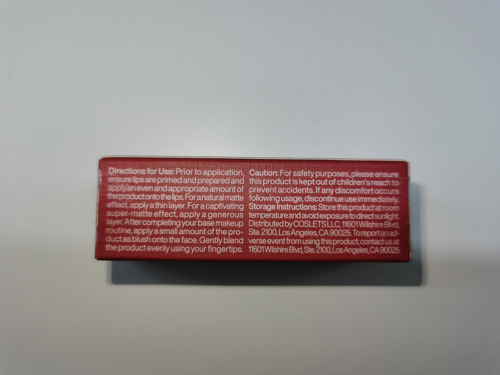 ITY Velvet Matte Lip Stain Mousse - Ruby Red Lip Clay, Conceals Lip Lines, Rich Pigment, 0.14 oz