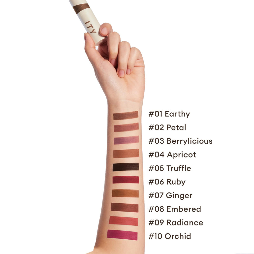 ITY Velvet Matte Lip Stain Mousse Lip Clay Berrylicious – Rich Pigment, Matte Finish, 0.14 oz