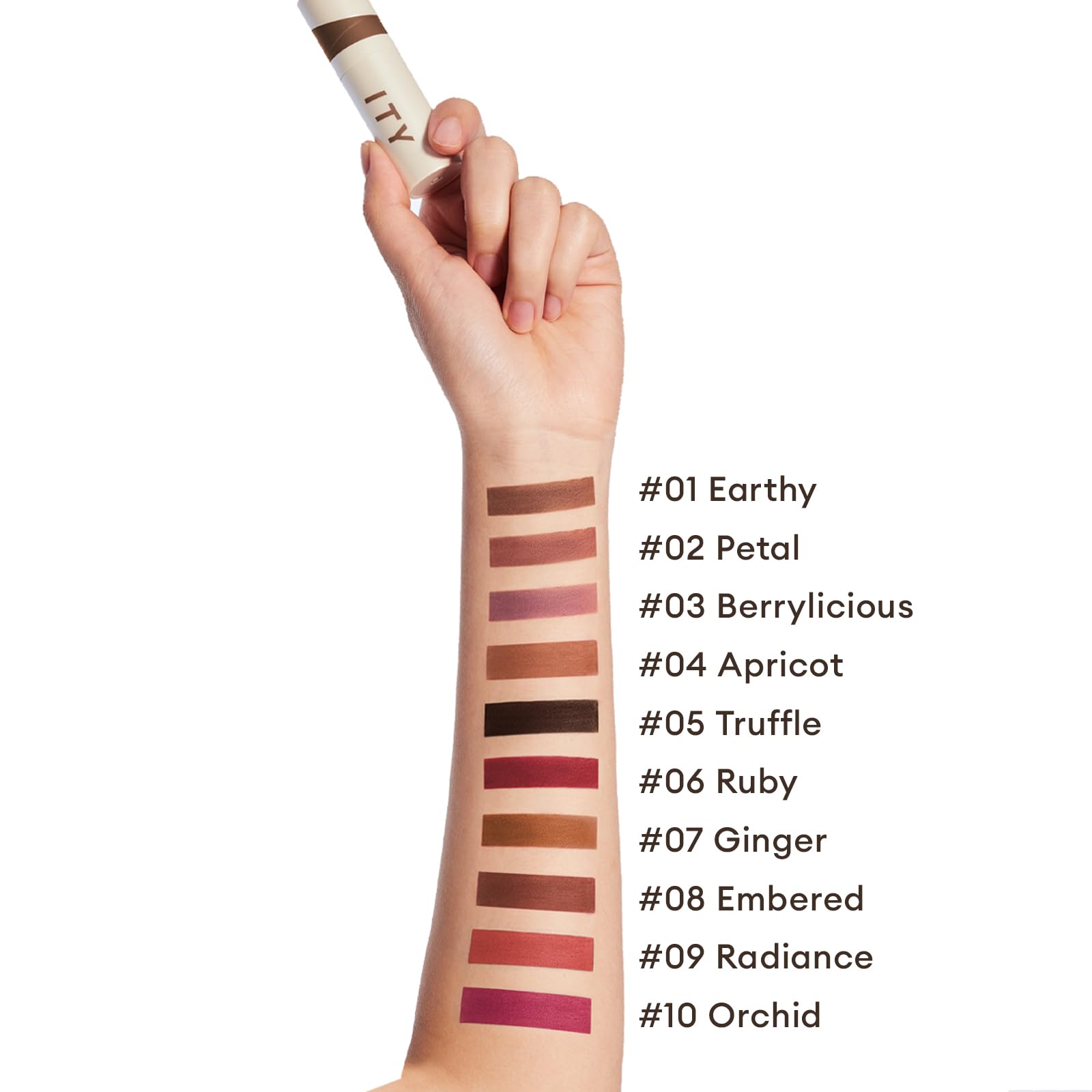 ITY Velvet Matte Lip Stain Mousse Lip Clay Berrylicious – Rich Pigment, Matte Finish, 0.14 oz