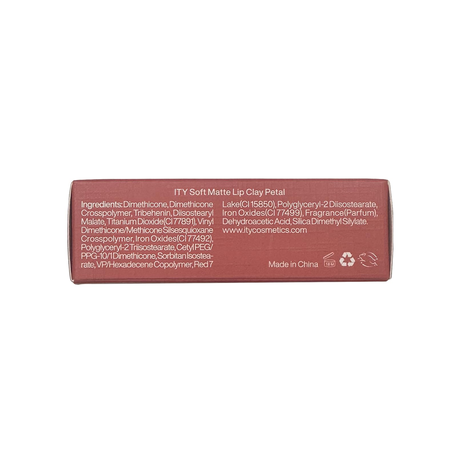 ITY Velvet Matte Lip Stain Mousse – Nude Petal Lip Tint, Conceals Lip Lines, Rich Pigment, 0.14 oz