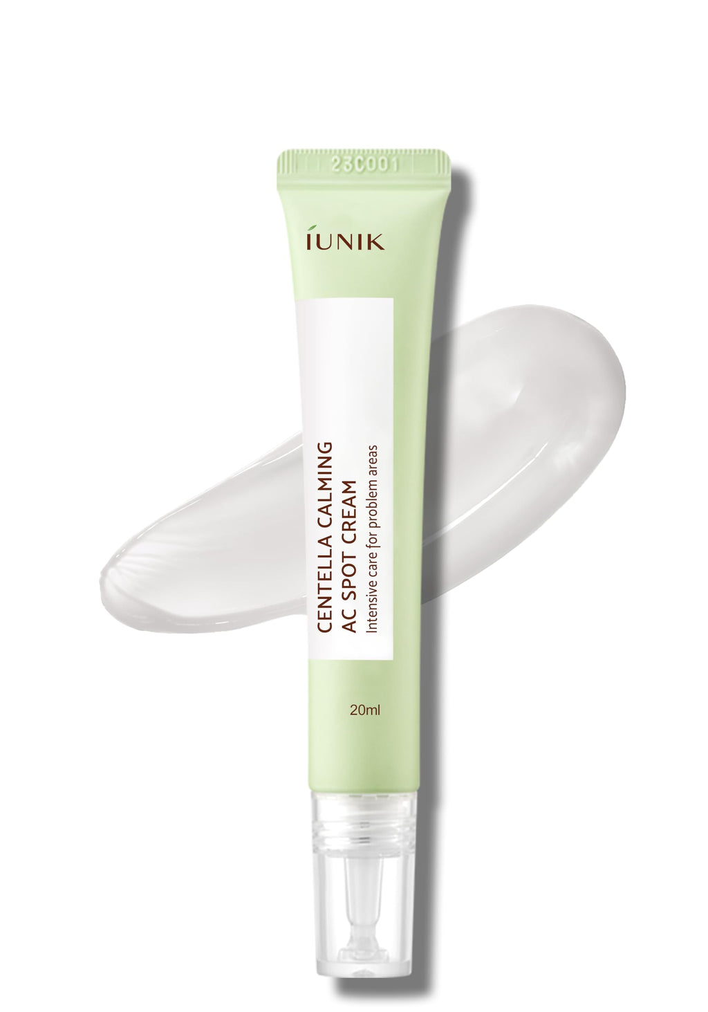 IUNIK 81% Centella Calming Gel Acne Spot Cream — Oil-Free, AHA/BHA/PHA, Niacinamide, Tea Tree