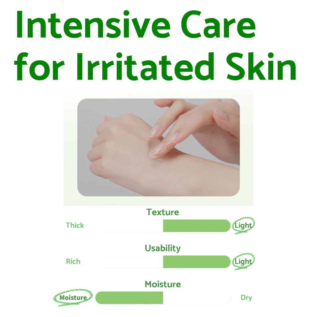 IUNIK Centella Calming Gel Cream – Vegan, Non-Sticky Moisturizer for Sensitive, Oily Skin