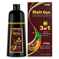 Ivnil Chestnut Brown Hair Dye Shampoo 3-in-1 – Herbal Color in Minutes (500ML)