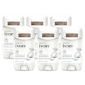 Ivory Aluminum Free Deodorant with Hint of Coconut — 24-Hour Gentle Odor Protection, 6-Pack