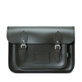 Handmade Leather Satchel - Ivy Green
