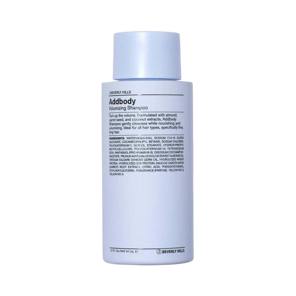 J Beverly Hills Blue Addbody Volumizing Shampoo with Vitamin E Oil – 12 oz