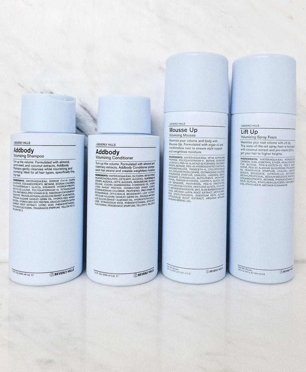 J Beverly Hills Blue Addbody Volumizing Shampoo with Vitamin E Oil – 12 oz
