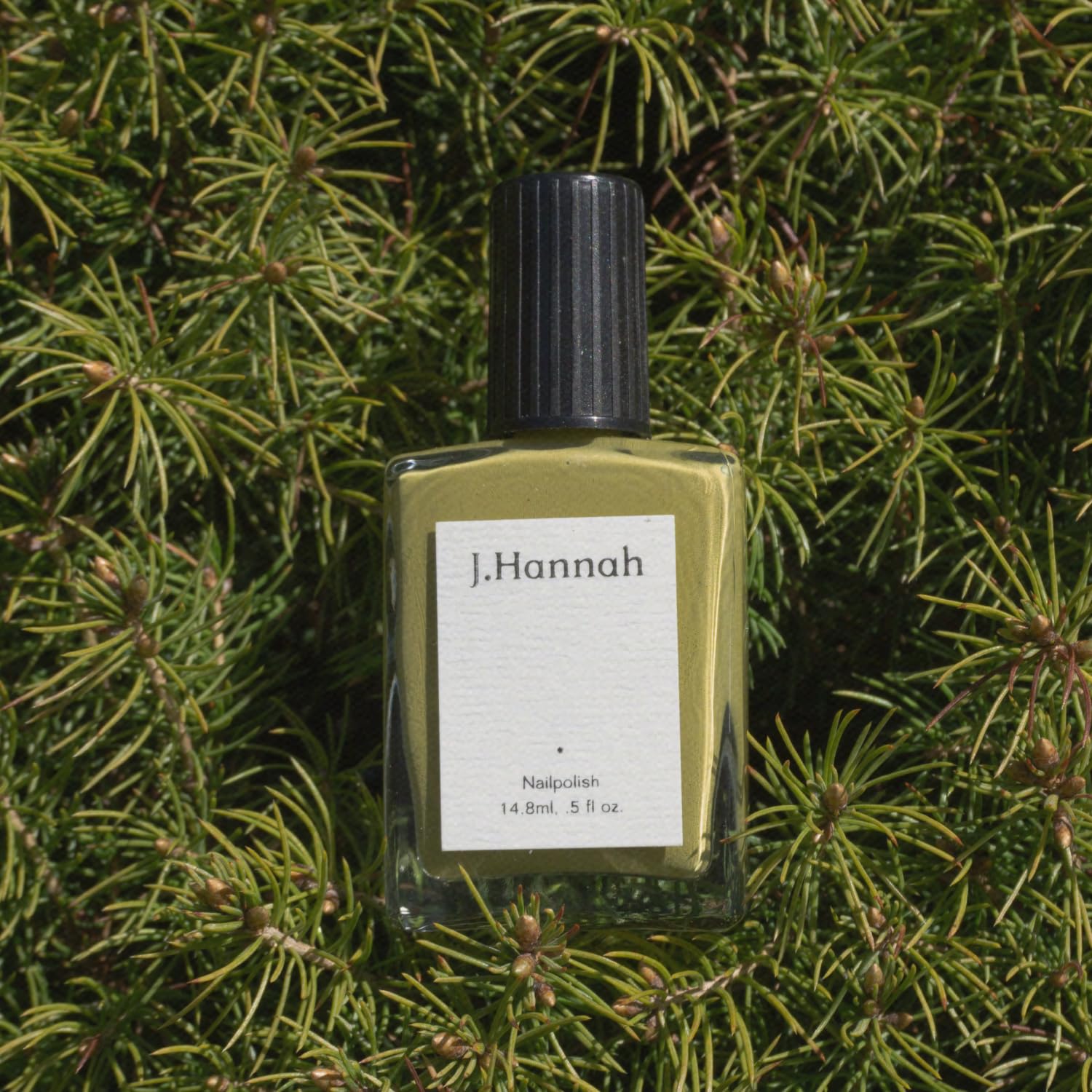 J. Hannah Nail Polish – Earthy Chartreuse Green (Eames) | Vegan, Non-Toxic, Cruelty-Free, Gluten-Free, USA Made