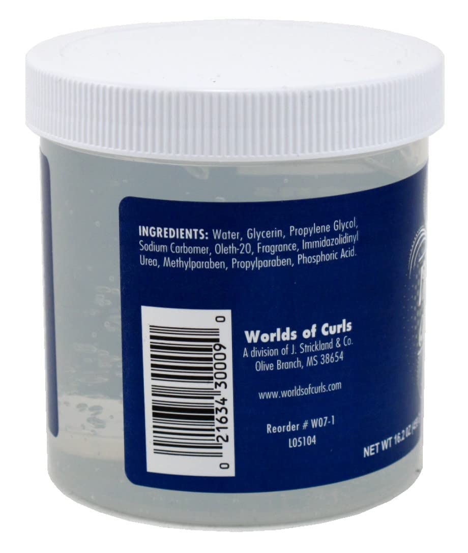 J. Strickland & Co Worlds Of Curls Curl Activator Original Gel – 16.2 oz (Pack of 6)