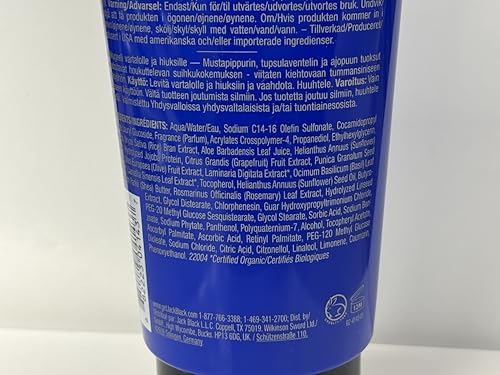 Jack Black Blue Midnight Body & Hair Cleanser – Dual-Purpose 10 oz with Black Pepper & Lavender