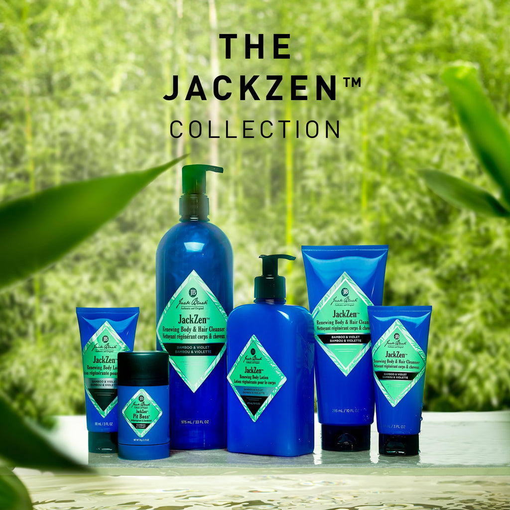 Jack Black Pit Boss JackZen Antiperspirant & Deodorant – Bamboo & Violet, 2.75 oz