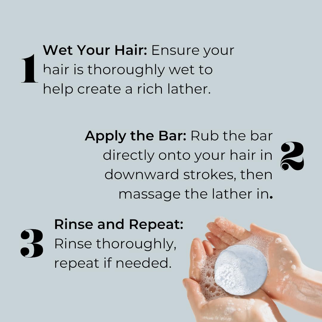 Jack59 Vitality: All Natural Bar Shampoo & Conditioner for Oily Hair – Travel Pack (3 oz & 2 oz)