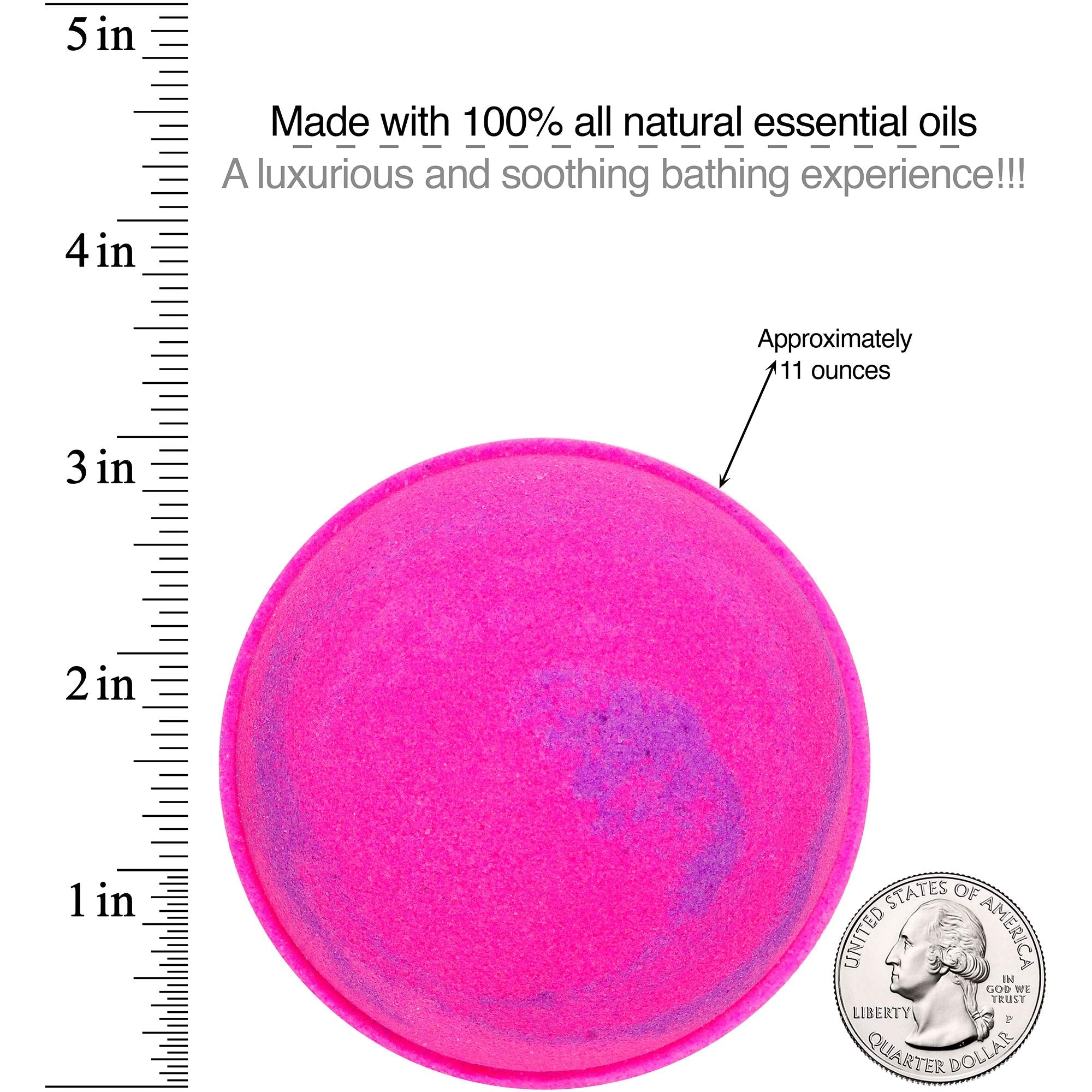 Jackpot Candles Love Potion Bath Bomb – Extra Large 10 oz, Ring Inside, Made in USA