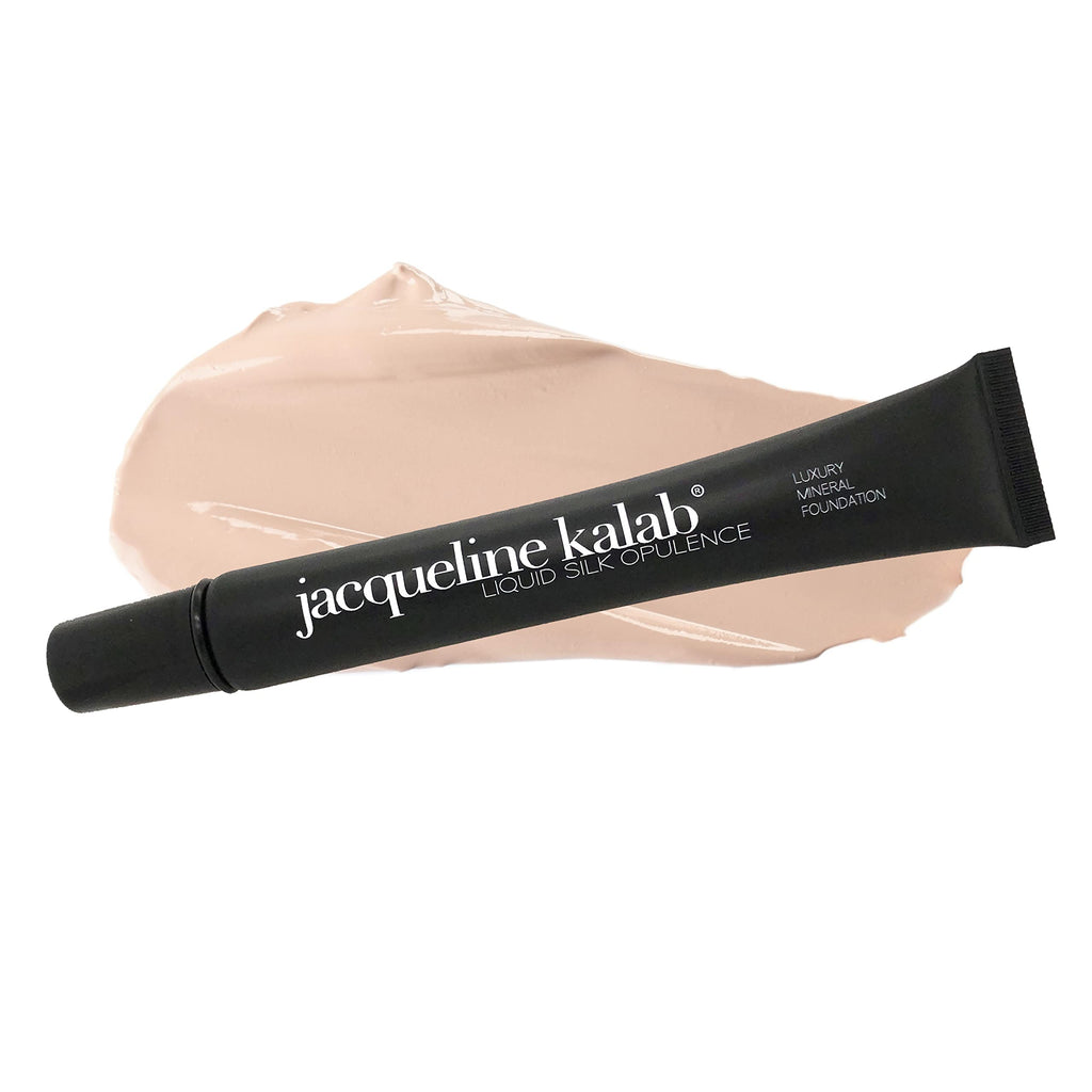 Jacqueline Kalab Liquid Silk Opulence Foundation – Golden Medium | Luxury Mineral Coverage