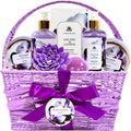 Jane & Bloom Orchid & Jasmine 9-Piece Bath Gift Set – Luxury Spa at Home | Christmas Gift for Women