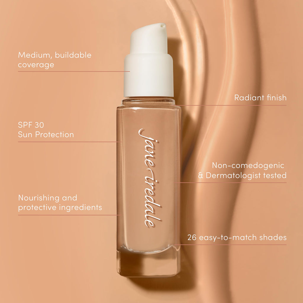 Jane Iredale Skintuition SPF 30 Foundation 48 Medium – Radiant, Buildable Coverage