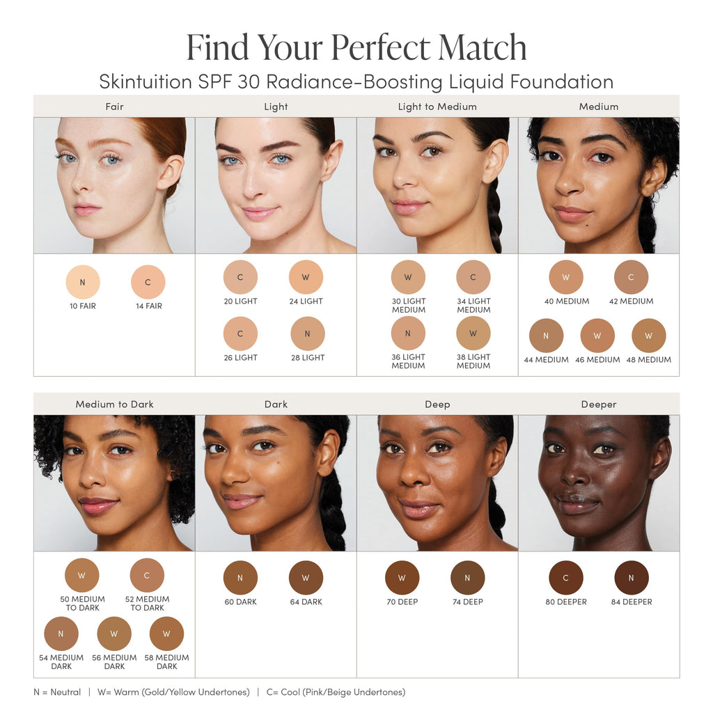 Jane Iredale Skintuition SPF 30 Foundation 10 Fair – Radiant, Skin-Like Coverage