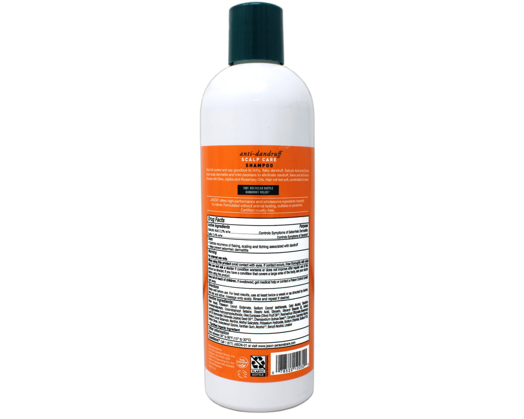 Jason Dandruff Relief Treatment Shampoo 12 oz (Pack of 2) – Sulfur & Salicylic Acid