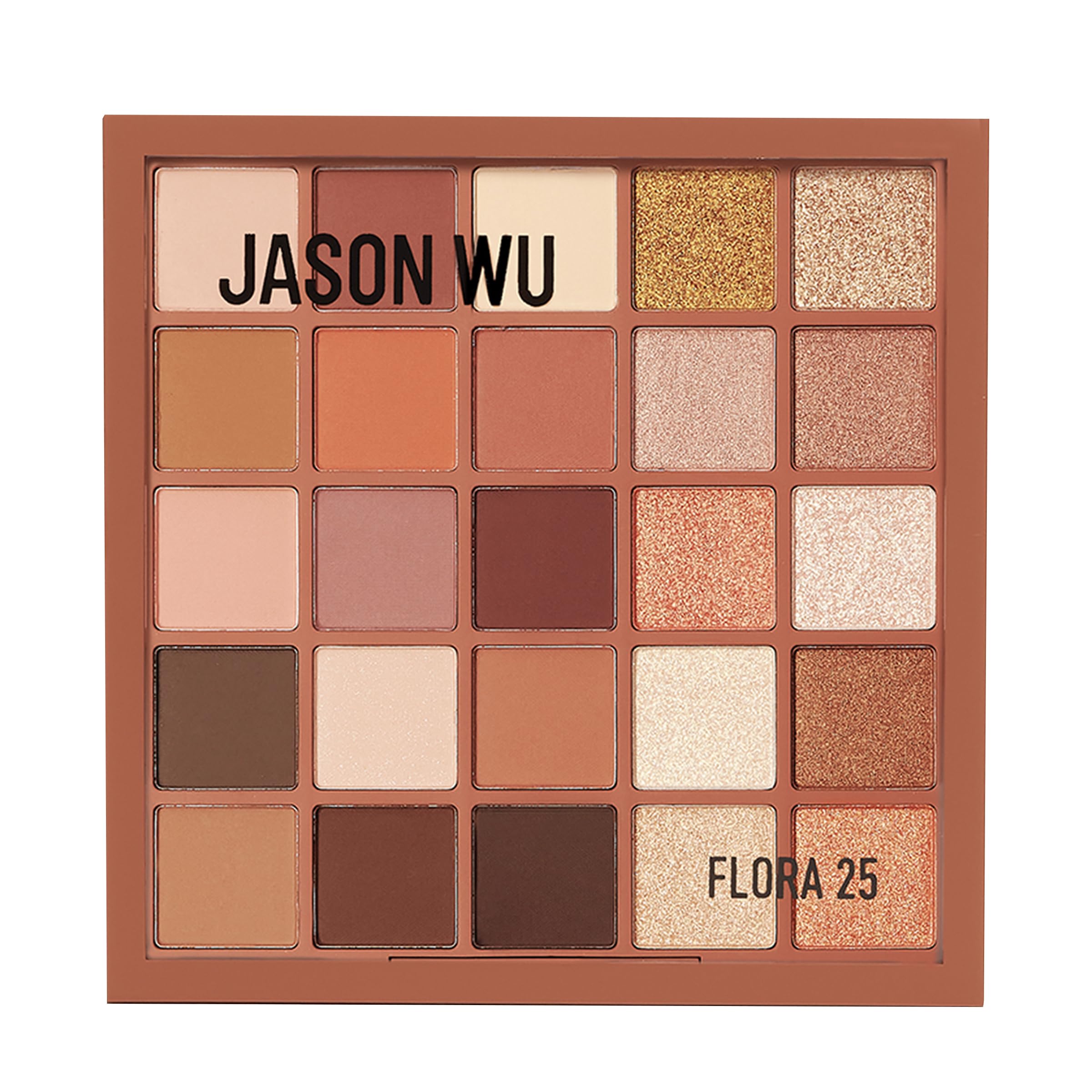 Jason Wu Flora 25 Earth Angel Eye Shadow Palette – 25 Pigmented Shades, Buildable & Blendable (0.5 oz)