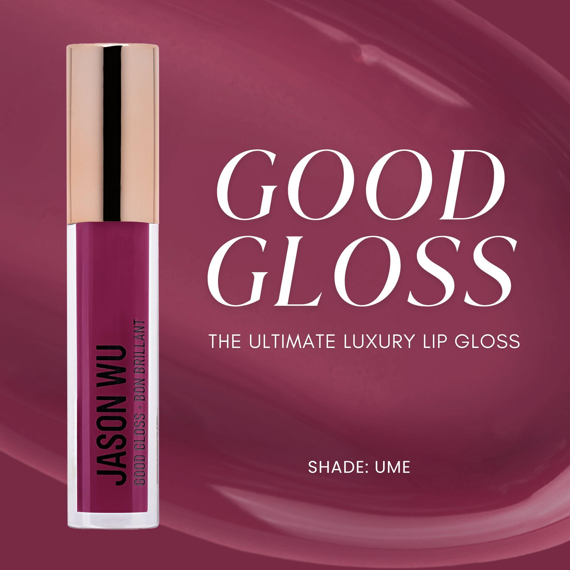 Jason Wu Good Gloss GG08 Raspberry Sorbet – Hydrating Non-Sticky Lip Gloss