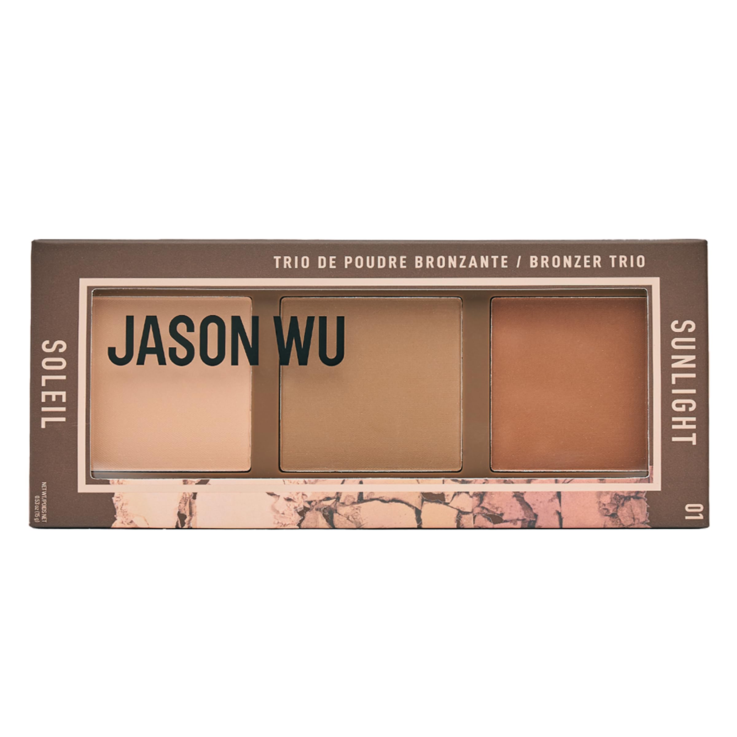 Jason Wu Sunlight Bronzer Trio – Vegan & Cruelty-Free 3-Pan Matte Bronzer Palette (0.53 oz)