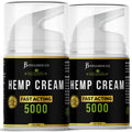 JB Wellness Co Hemp Cream 4oz Duo – Neem, MSM, Turmeric, Emu Oil, Menthol, Aloe | 2 Pack
