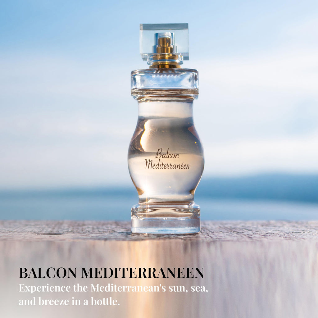 Jeanne Arthes Balcon Mediterraneen Eau de Parfum for Women – French Riviera Inspired, Fruity Floral, 3.3 fl oz