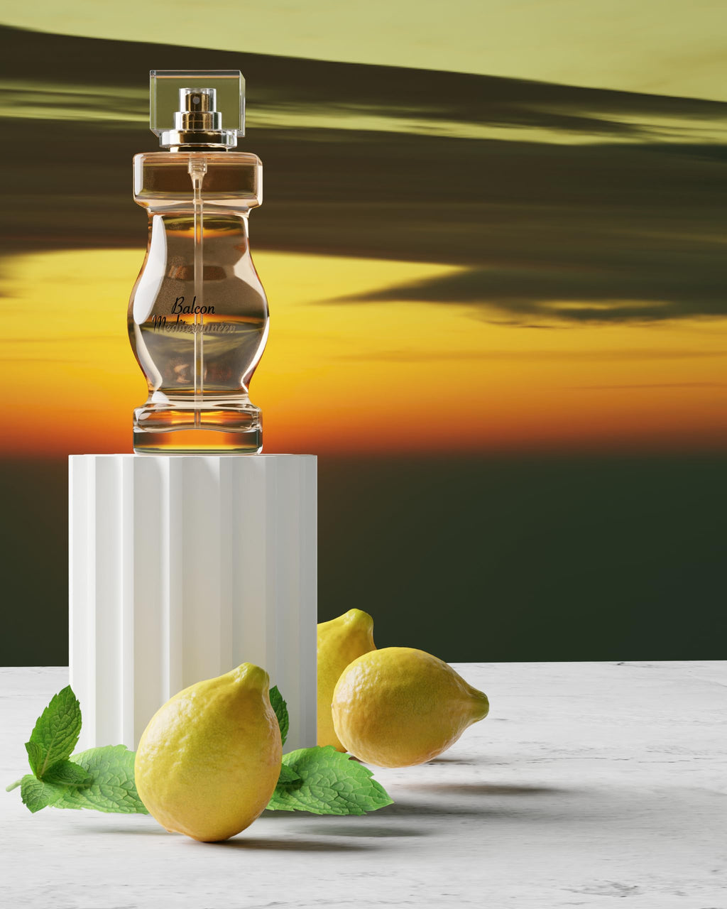Jeanne Arthes Balcon Mediterraneen Eau de Parfum for Women – French Riviera Inspired, Fruity Floral, 3.3 fl oz