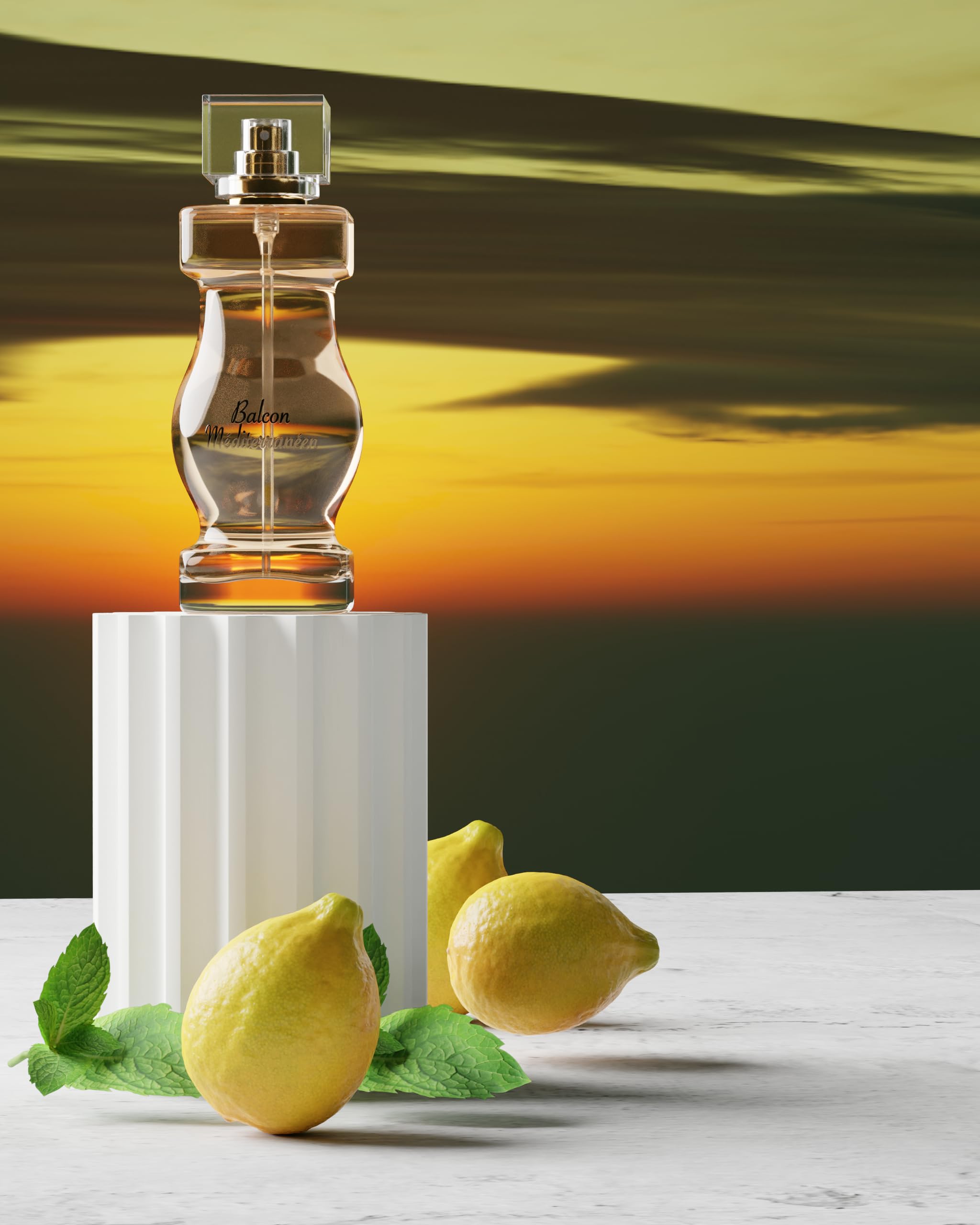 Jeanne Arthes Balcon Mediterraneen Eau de Parfum for Women – French Riviera Inspired, Fruity Floral, 3.3 fl oz