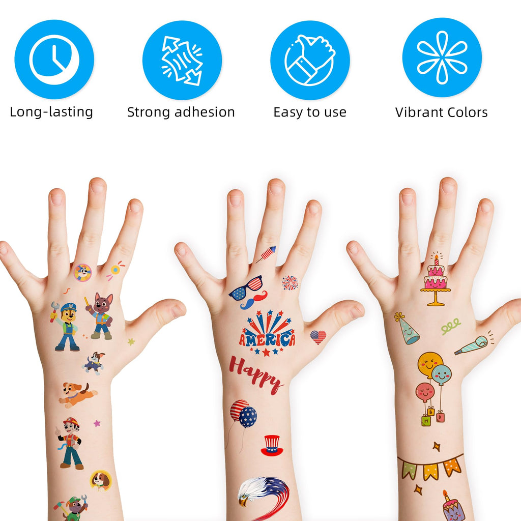 Jecqbor Printable Temporary Tattoo Paper for INKJET Printers — 30 Sets 8.5x11 Clear Transfer Paper