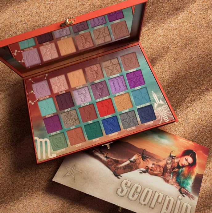 Jeffree Star Scorpio Eyeshadow Palette – 24 Rich Matte & Shimmer Shades | Vegan & Cruelty-Free, Limited Edition